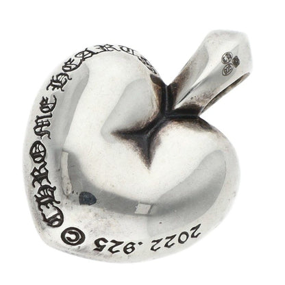 Chrome Hearts RIP Heart Silver Necklace 925