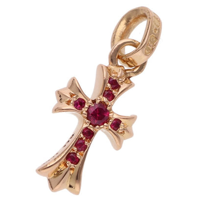 Chrome Hearts 22K Pave Ruby Baby Fat Charm YG