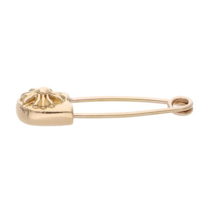 Chrome Hearts 22K SAFETY PIN S Pendant Yellow Gold