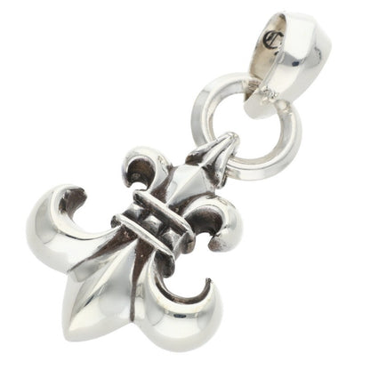 Chrome Hearts BS FLUER w BALE BS Fleur Cross Pendant Silver