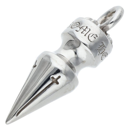 Chrome Hearts 18K XL Spike White Gold Pendant