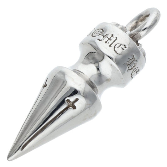 Chrome Hearts 18K XL Spike White Gold Pendant