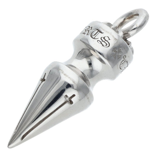 Chrome Hearts 18K XL Spike White Gold Pendant
