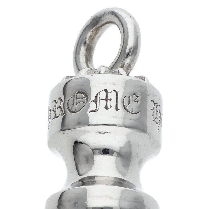 Chrome Hearts 18K XL Spike White Gold Pendant