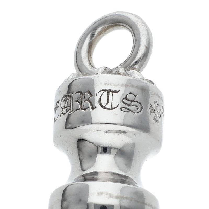 Chrome Hearts 18K XL Spike White Gold Pendant
