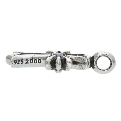 Chrome Hearts Tiny Fat Cross PAVE Black Diamond Necklace