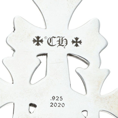Chrome Hearts 925 Silver 3 CH Cross Small Pendant