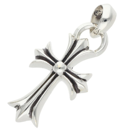 Chrome Hearts Small CH Cross W Bale Silver Pendant