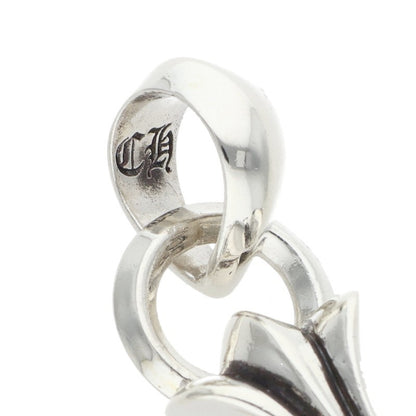 Chrome Hearts Small CH Cross W Bale Silver Pendant