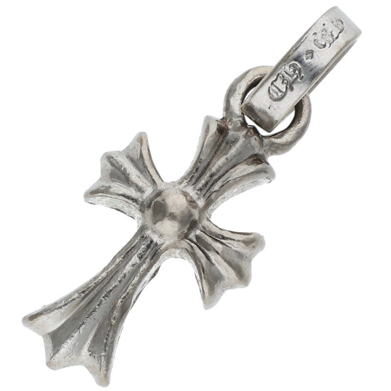 Chrome Hearts 18K White Gold Babyfat Pave Diamond Charm