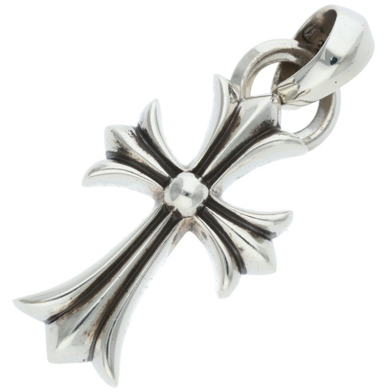 Chrome Hearts Small CH Cross W Bale Silver Pendant