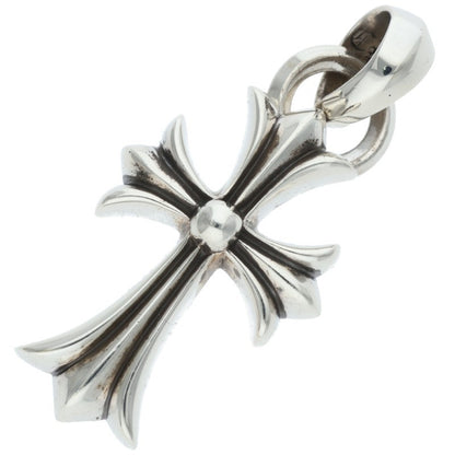 Chrome Hearts Small CH Cross W Bale Silver Pendant