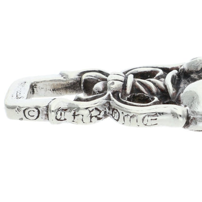 Chrome Hearts Dagger Heart Pendant Silver