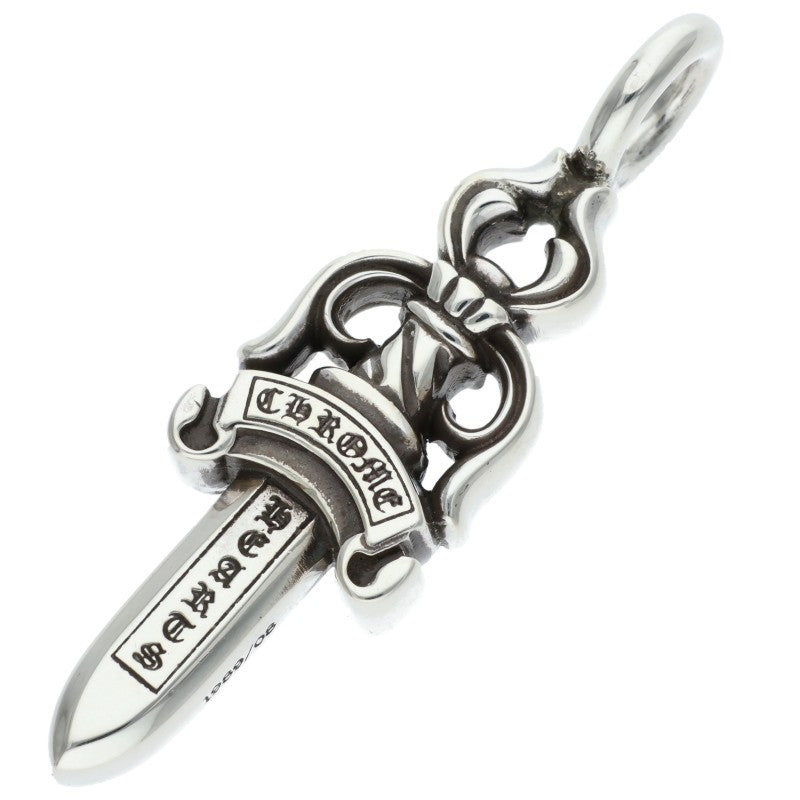 Chrome Hearts Double Dagger Silver Necklace Top