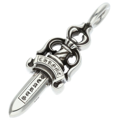 Chrome Hearts Double Dagger Silver Necklace Top