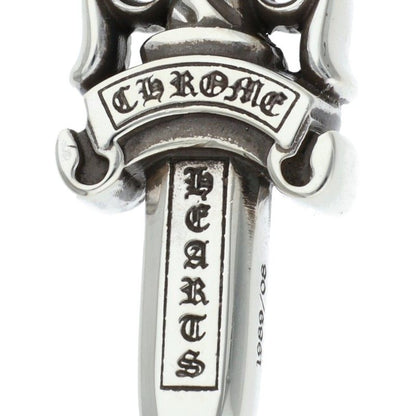Chrome Hearts Double Dagger Silver Necklace Top