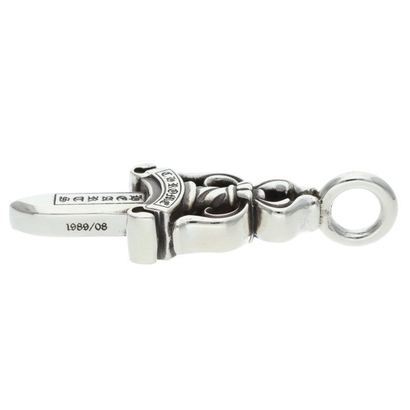 Chrome Hearts Double Dagger Silver Necklace Top