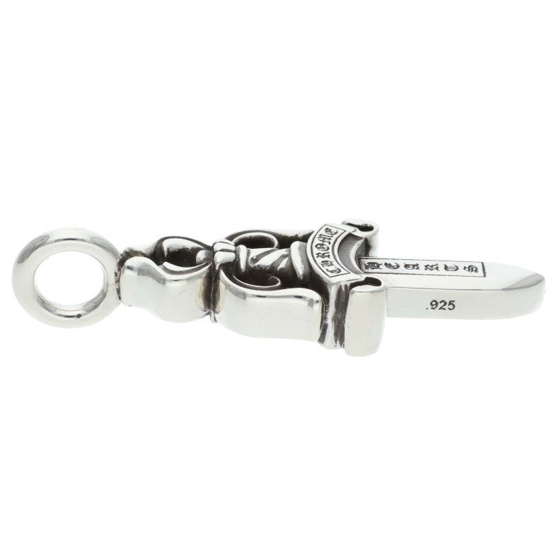 Chrome Hearts Double Dagger Silver Necklace Top