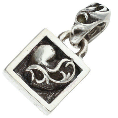 Chrome Hearts FRAMED HEART Silver Charm