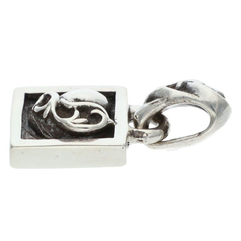 Chrome Hearts FRAMED HEART Silver Charm
