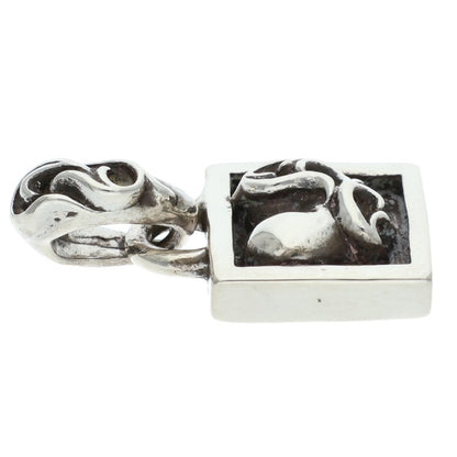 Chrome Hearts FRAMED HEART Silver Charm