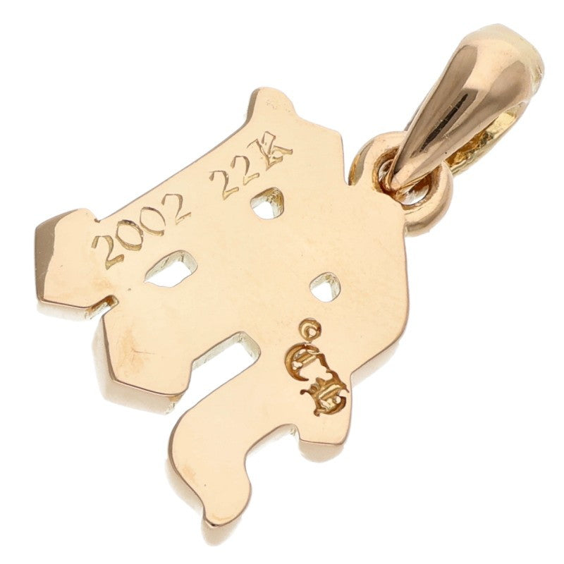 Chrome Hearts 22K Pave Diamond Alphabet M Charm