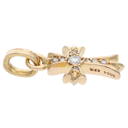 Chrome Hearts 22K Gold Babyfat Pave Diamond Charm Multi