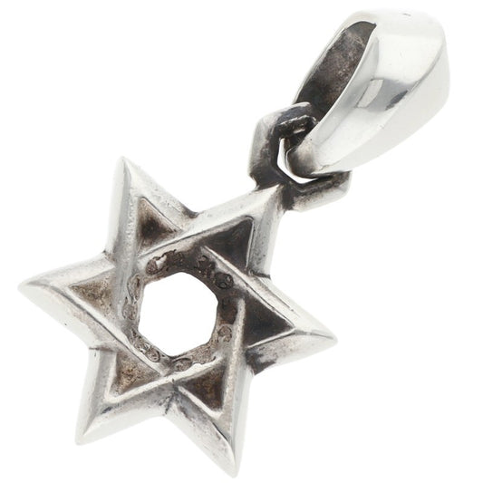 Chrome Hearts Star of David Charm Silver