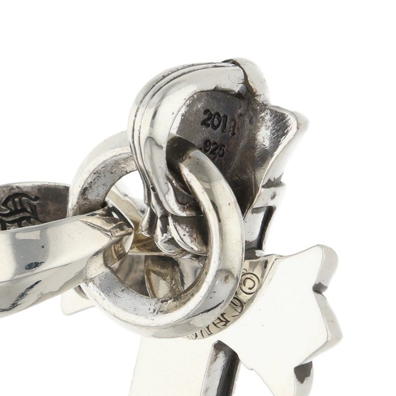 Chrome Hearts DBL CH Cross Small W Bale Pendant
