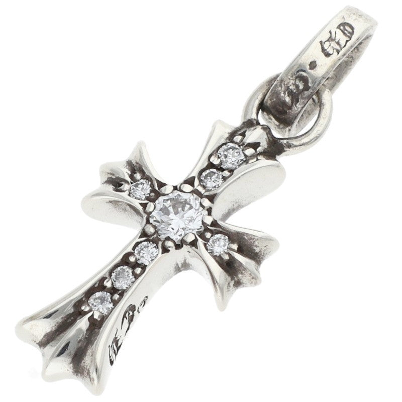 Chrome Hearts Babyfat Pave Diamond Charm Silver