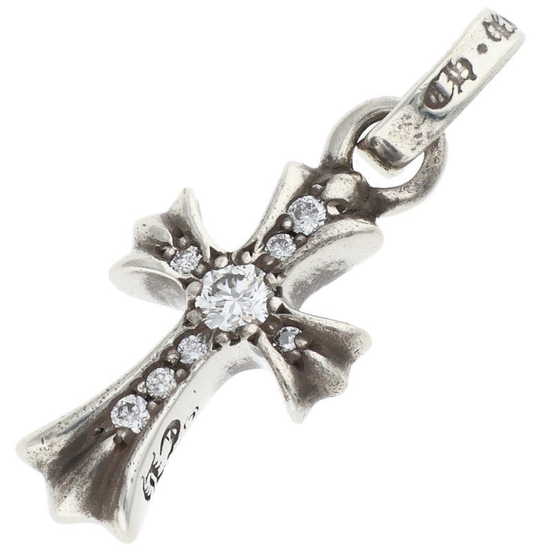 Chrome Hearts Babyfat Pave Diamond Charm Silver Multi