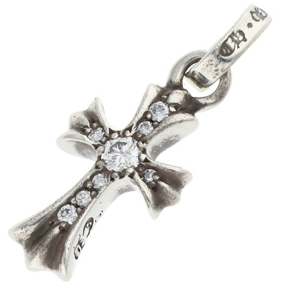 Chrome Hearts Babyfat Pave Diamond Charm Silver Multi