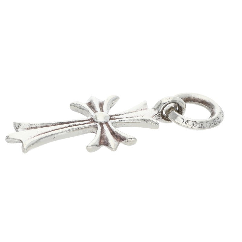 Chrome Hearts TINY CH CROSS Charm Necklace Silver