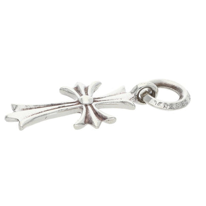 Chrome Hearts TINY CH CROSS Charm Necklace Silver
