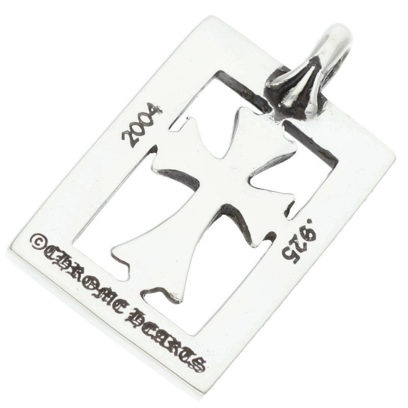 Chrome Hearts FRMD OPN BBYFAT Silver Necklace Pendant