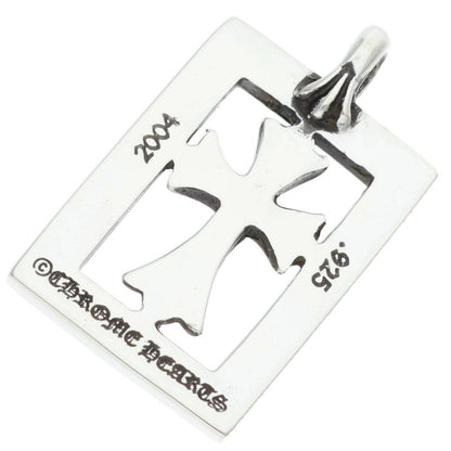 Chrome Hearts FRMD OPN BBYFAT Silver Necklace Pendant