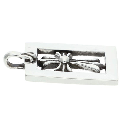 Chrome Hearts FRMD OPN BBYFAT Silver Necklace Pendant