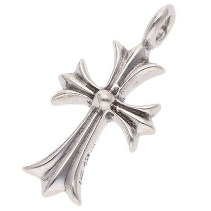 Chrome Hearts Pave Diamond Tiny Fat Cross Pendant