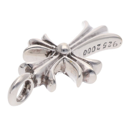 Chrome Hearts Pave Diamond Tiny Fat Cross Pendant