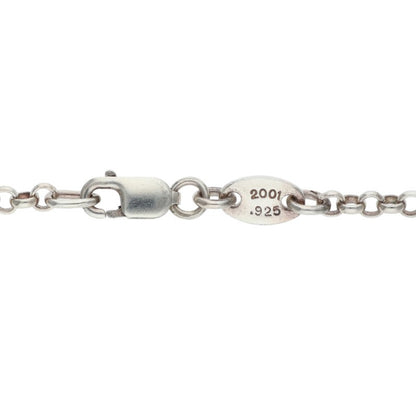 Chrome Hearts 925 Silver Roll Chain Necklace Size 18 Inch