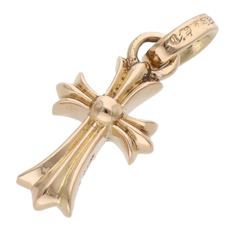 Chrome Hearts 22K Babyfat Cross Yellow Gold Charm