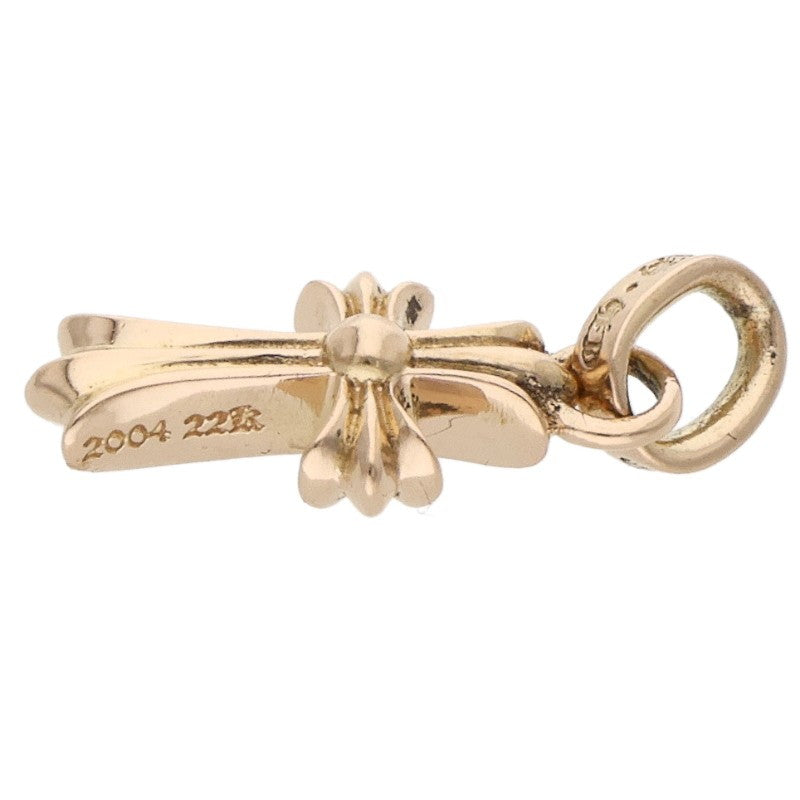 Chrome Hearts 22K Babyfat Cross Yellow Gold Charm
