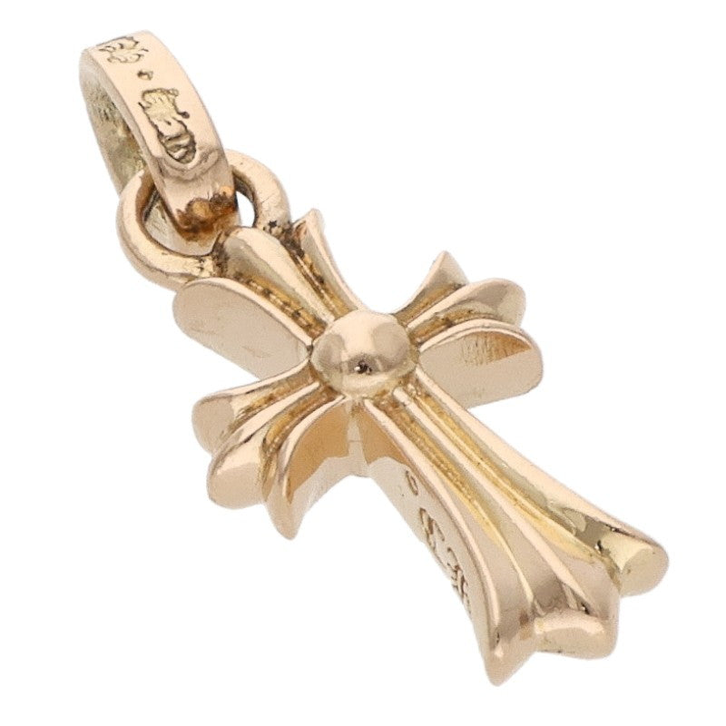 Chrome Hearts 22K Babyfat Cross Yellow Gold Charm