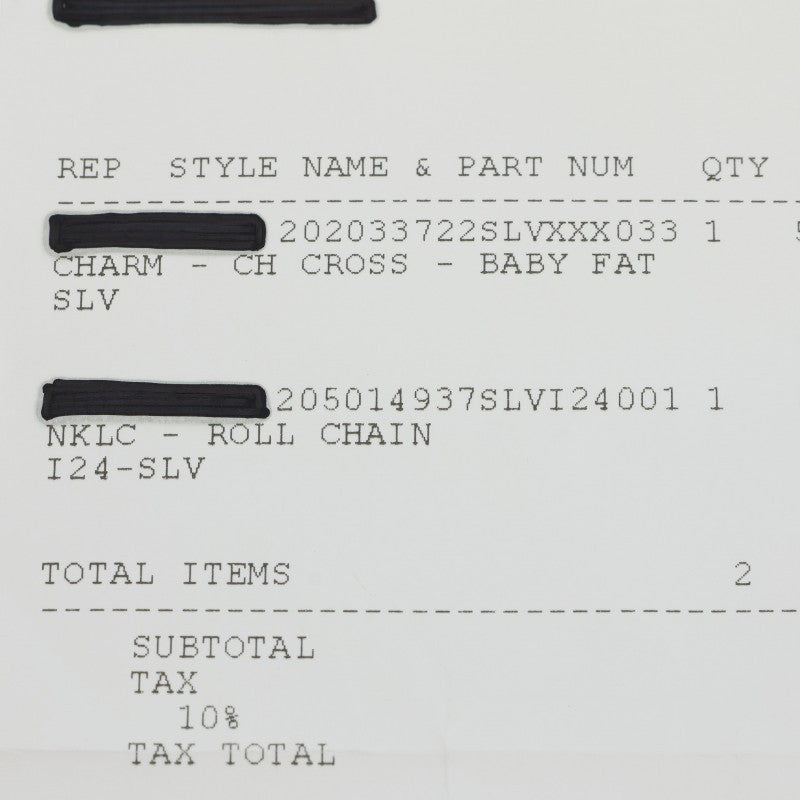 Chrome Hearts Baby Fat CRS BBYFAT Silver Charm