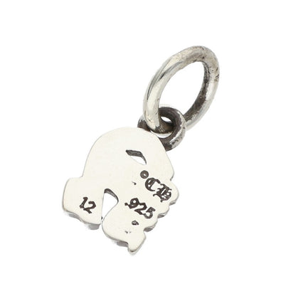 Chrome Hearts N Initial Alphabet Stack Charm Silver