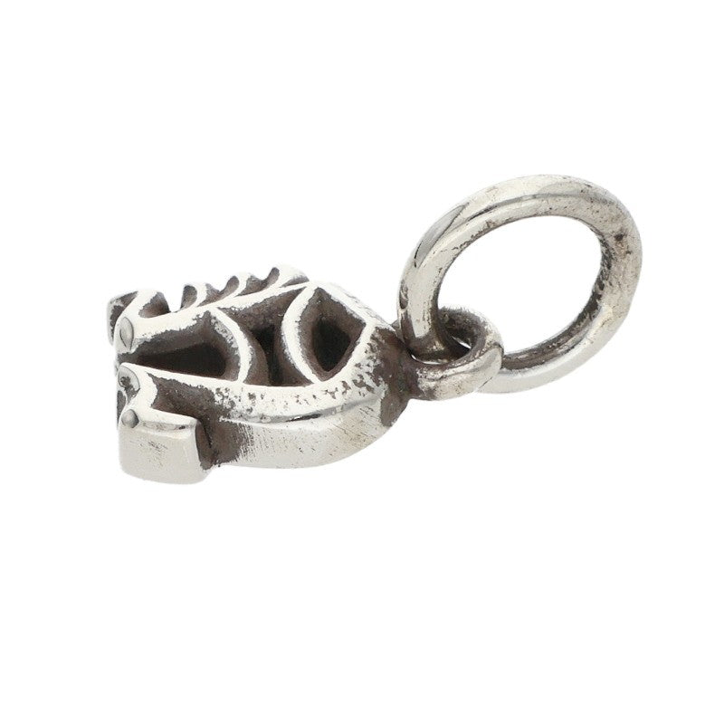 Chrome Hearts N Initial Alphabet Stack Charm Silver