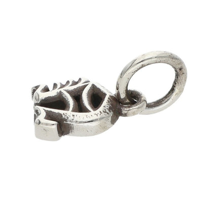 Chrome Hearts N Initial Alphabet Stack Charm Silver