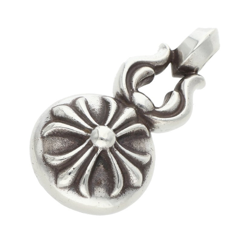 Chrome Hearts Large Cross Ball Silver Pendant