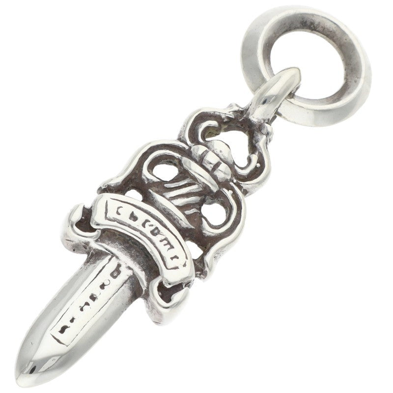 Chrome Hearts #5 Dagger Charm Necklace Top Silver