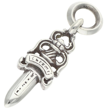 Chrome Hearts #5 Dagger Charm Necklace Top Silver